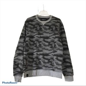 Brooklyn Standard Sweatshirt Color Gray/Black Size Large NWT